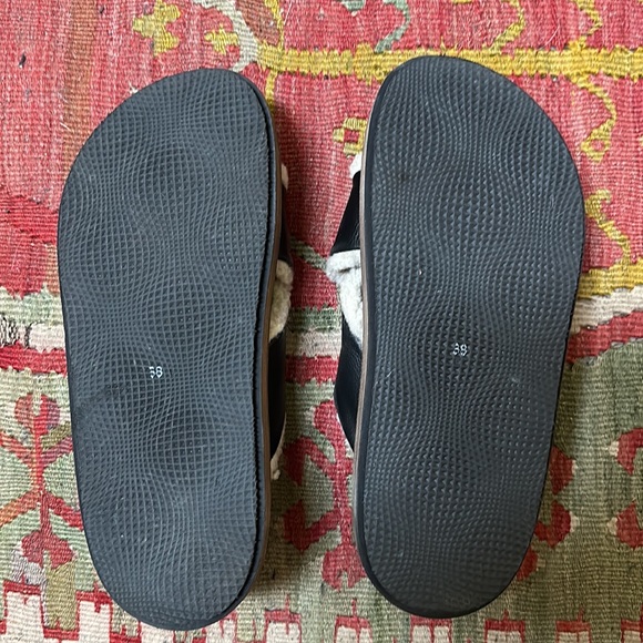 ALOHAS Black and Cream Sandals - Picture 6 of 8